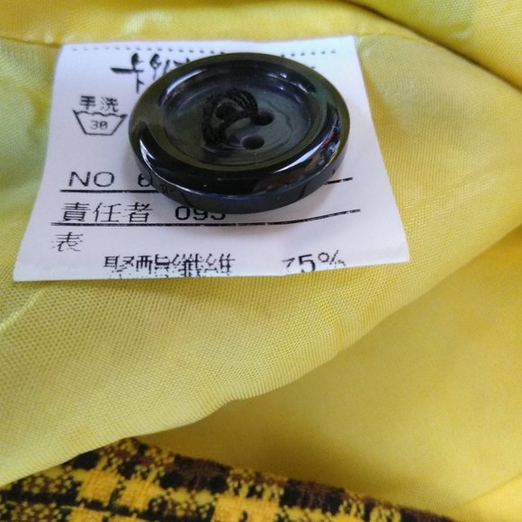 Kawakubo Plaid Blazer - Picture 3 of 5